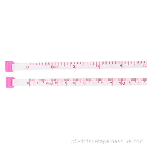 Colorful 1.5m mini retractable garment measuring tape pink with Your Logo